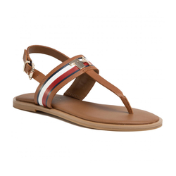 Tommy Hilfiger dámské hnědé sandály - 41 (GU9)