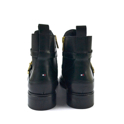 Tommy Hilfiger dámské černé kotníkové kozačky - 36 (990)