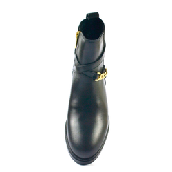 Tommy Hilfiger dámské černé kotníkové kozačky - 36 (990)