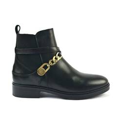 Tommy Hilfiger dámské černé kotníkové kozačky - 36 (990)