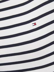 Tommy Hilfiger dámské pruhované tričko  - XS (0BF)