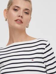 Tommy Hilfiger dámské pruhované tričko  - XS (0BF)