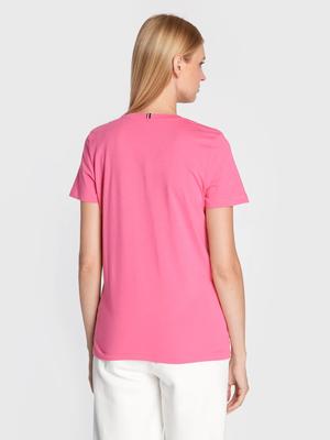Tommy Hilfiger dámské růžové tričko  - XS (TPQ)