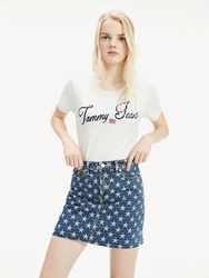 Tommy Hilfiger dámské světlé šedé melírované tričko