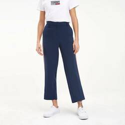 Tommy Hilfiger dámské tmavě modré rozšířené kalhoty