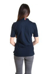 Tommy Hilfiger dámské tmavě modré polo Essential - XS (403)