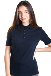 Tommy Hilfiger dámské tmavě modré polo Essential - XS (403)