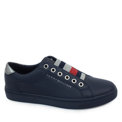 Tommy Hilfiger dámské tmavě modré tenisky Elastic