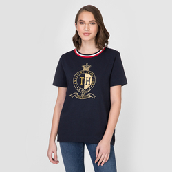 Tommy Hilfiger dámské tmavě modré tričko Cherise