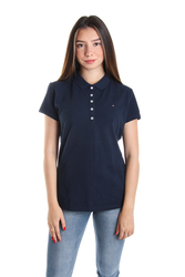 Tommy Hilfiger dámské tmavě modré polo New Chiara