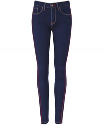Tommy Hilfiger dámské tmavě modré džíny Como Ankle