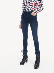 Tommy Hilfiger dámské tmavě modré džíny Harlem