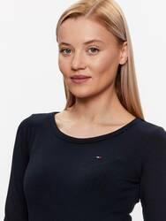 Tommy Hilfiger dámské modré tričko - M (DW5)