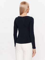 Tommy Hilfiger dámské modré tričko - M (DW5)