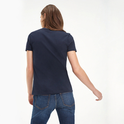 Tommy Hilfiger dámské tmavě modré tričko Graphic - XS (403)