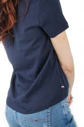 Tommy Jeans dámské tmavě modré tričko Jersey - S (002)