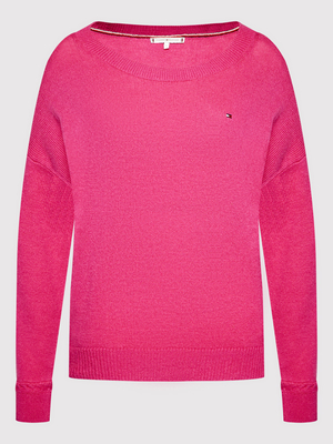 Tommy Hilfiger dámský růžový svetr - L (TZO)