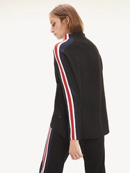 Tommy Hilfiger dámský černý svetr se stojáčkem Maisy - L (BAV)