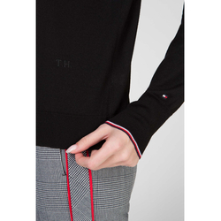 Tommy Hilfiger dámský černý pletený rolák - L (BAV)