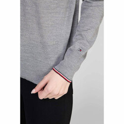 Tommy Hilfiger dámský šedý pletený rolák - L (PX8)