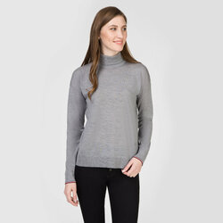 Tommy Hilfiger dámský šedý pletený rolák - L (PX8)