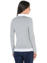 Tommy Hilfiger dámský šedý svetr - XS (039)