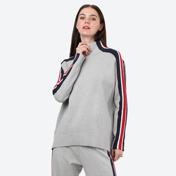 Tommy Hilfiger dámský šedý svetr se stojáčkem Maisy