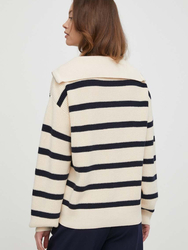 Tommy Hilfiger dámský béžový svetr - M (04T)