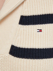 Tommy Hilfiger dámský béžový svetr - M (04T)