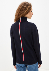 Tommy Hilfiger dámský tmavě modrý svetr Jakayla - M (DW5)