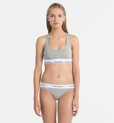 Calvin Klein dámská šedá podprsenka Bralette - S (020)