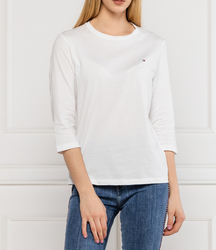 Tommy Hilfiger dámské bílé tričko HERITAGE - XL (100)