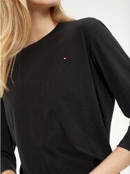 Tommy Hilfiger dámské černé tričko  - L (017)