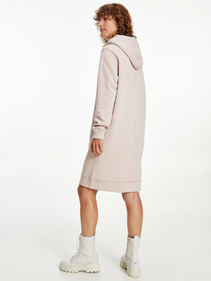 Tommy Hilfiger dámské světle starorůžové mikinové šaty - S (AE9)