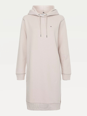 Tommy Hilfiger dámské světle starorůžové mikinové šaty - S (AE9)