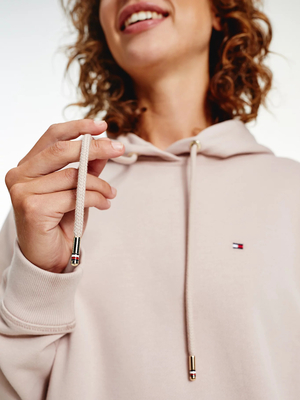 Tommy Hilfiger dámské světle starorůžové mikinové šaty - S (AE9)