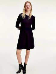 Tommy Hilfiger dámské vzorované šaty - XS (0KY)
