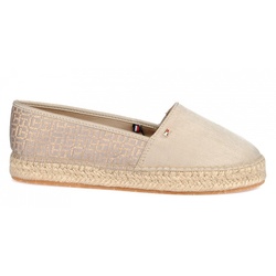 Tommy Hilfiger dámské béžovo-zlaté espadrilky