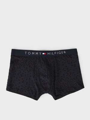 Tommy Hilfiger pánské modré boxerky  - S (416)