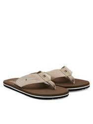 Tommy Hilfiger pánské béžové žabky - 41 (AEG)