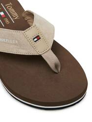 Tommy Hilfiger pánské béžové žabky - 41 (AEG)