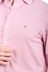 Tommy Hilfiger pánská červená košile Solid - XL (0K4)