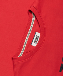 Tommy Jeans pánská červená mikina Corp - M (XNL)