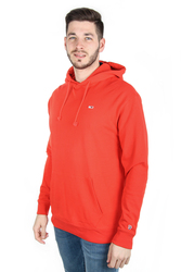 Tommy Hilfiger pánská červená mikina s kapucí Hoodie