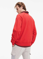 Tommy Hilfiger pánská červená mikina Monogram - L (XBE)