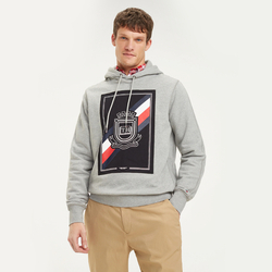 Tommy Hilfiger pánská šedá mikina Artwork - L (501)