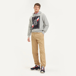 Tommy Hilfiger pánská šedá mikina Artwork - L (501)