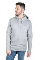 Tommy Hilfiger pánská šedá mikina s kapucí Hoodie