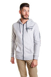 Tommy Hilfiger pánská šedá mikina Script