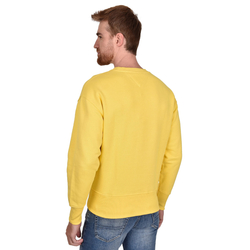 Tommy Hilfiger pánská žlutá mikina Crew - XL (ZAG)